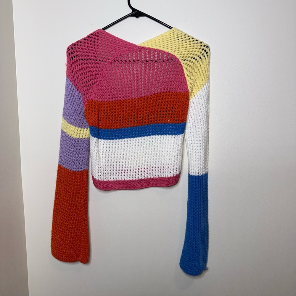 🖤Multicolor Crochet Women's Crop Top - Picture 5 of 5